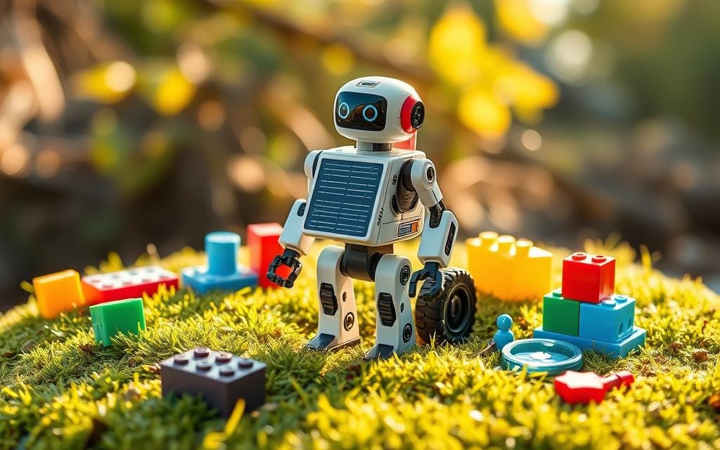 robot solar para niños